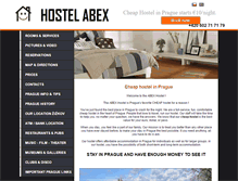 Tablet Screenshot of abexhostel.com